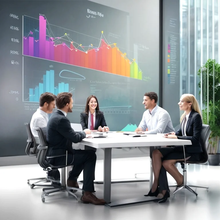 اجتماع فريق عمل BizEconWay مع عملاء من أصحاب الأعموارد